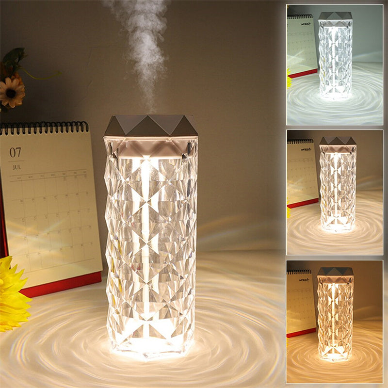 Crystal Humidifier Lamp