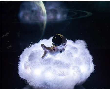 Astronaut Cloud Lamp