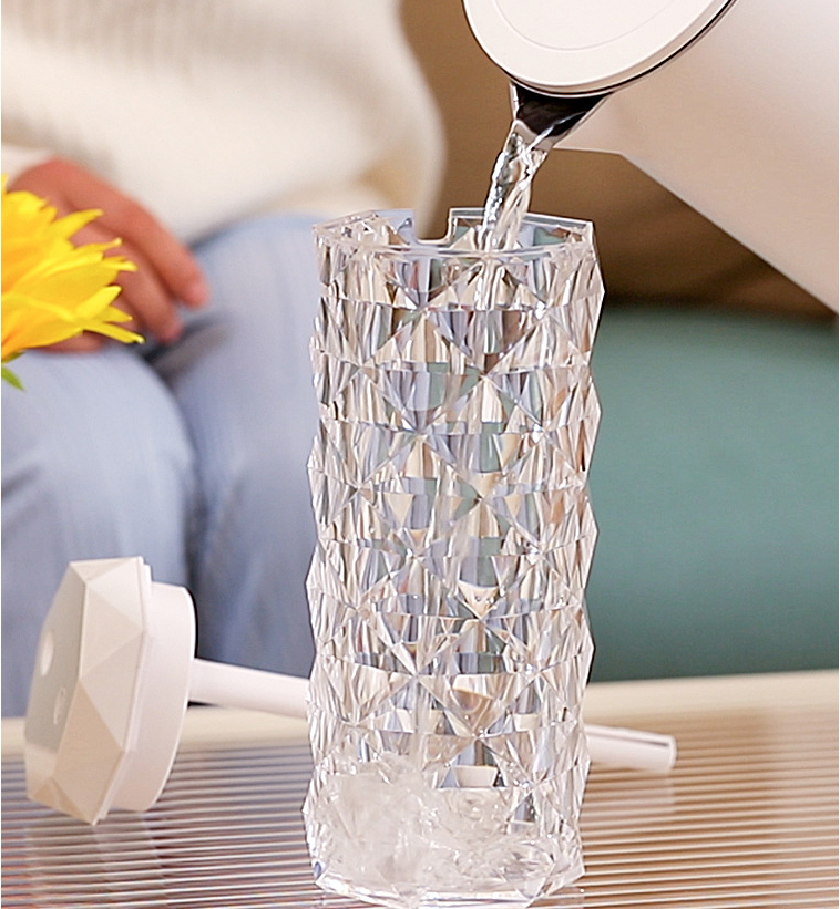 Crystal Humidifier Lamp