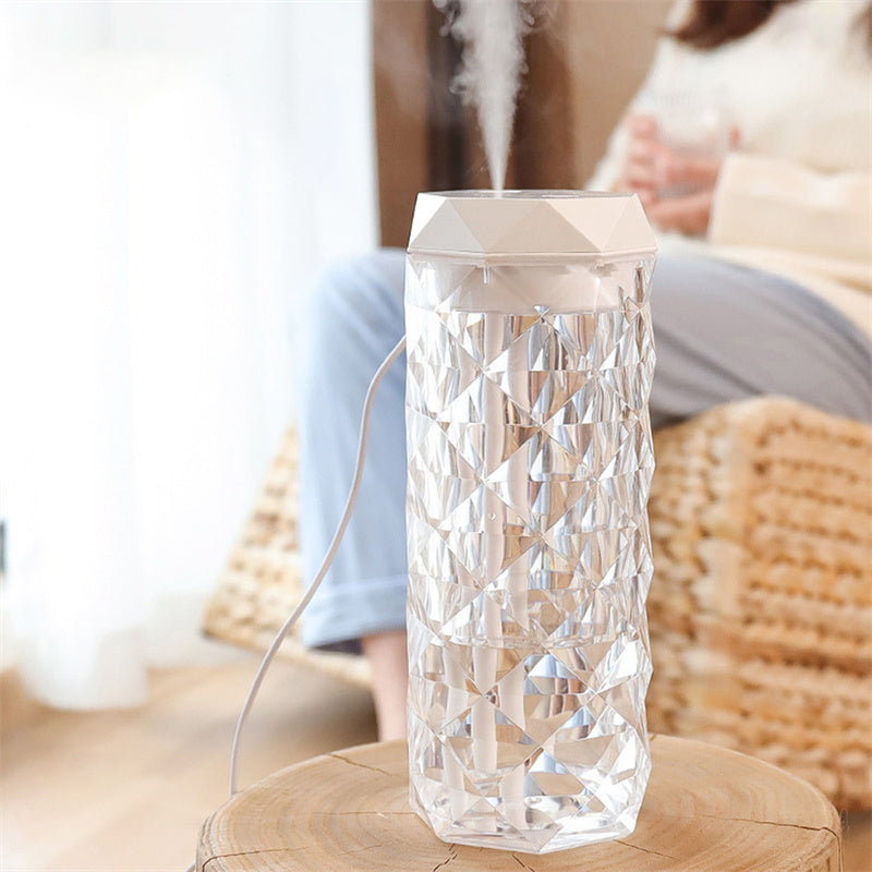 Crystal Humidifier Lamp